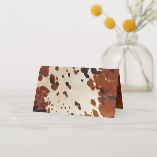 Western huwelijk plaatskaartje (Achterkant)