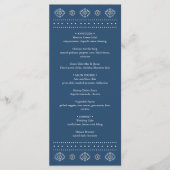 Western huwelijksmenu, Rio Rancho Menu Kaart (Voorkant)