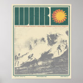 Western hydrodynamisch onderzoek Surf Poster (Voorkant)
