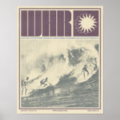Western hydrodynamisch onderzoek Surf Poster (Voorkant)