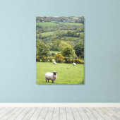 Western Ierland, Dingle Peninsula, breed Canvas Afdruk (Insitu (Houten vloer))