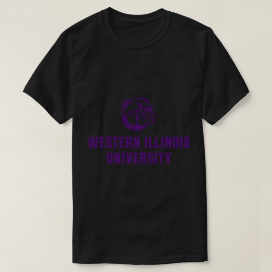 Western Illinois Leathernecks Icon Logo Officieel T-shirt (Design voorkant)