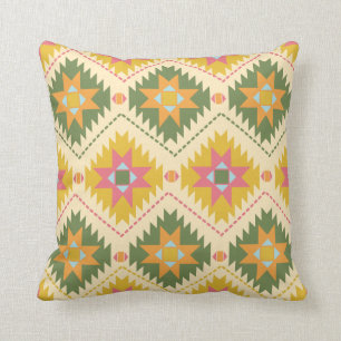 Western in Gold en Green Kussen