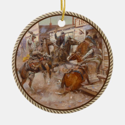  Western in zonder dat u het weet Keramisch Ornament (Voorkant)