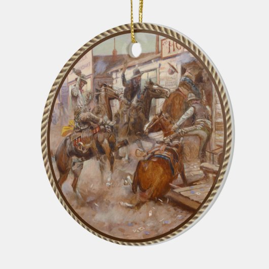  Western in zonder dat u het weet Keramisch Ornament (Links)