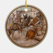  Western in zonder dat u het weet Keramisch Ornament (Achterkant)