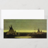  Western, Indiaas kamp in Dawn door Tavernier (Voorkant / Achterkant)