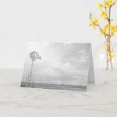 Western Kansas Windmills Series Kaart (Gele Bloem)