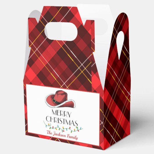 Western Kerst Pet Party Bedankdoosjes (Geopend)