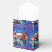 Western kerstfeest gunstbox bedankdoosjes (Geopend)