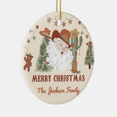 Western kerstfeest keramisch ornament (Rechts)