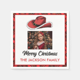 Western kerstfeest servet