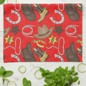 Western keukenhanddoek (Gevouwen)