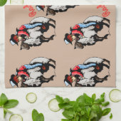 Western keukenhanddoeken Rodeo-ontwerp (Gevouwen)