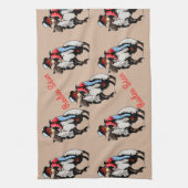 Western keukenhanddoeken Rodeo-ontwerp (Verticaal)