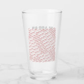Western Klas van 2027 Foto Afstuderen Glas (Achterkant)