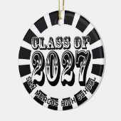 Western Klas van 2027 Foto Afstuderen Keramisch Ornament (Links)