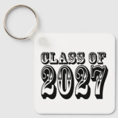 Western Klas van 2027 Foto Afstuderen Sleutelhanger (Voorkant)
