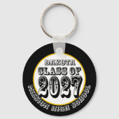 Western Klas van 2027 Foto Afstuderen Sleutelhanger (Voorkant)
