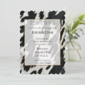 Western Koeienhuid Dierenprint Kaart (Staand voorkant)