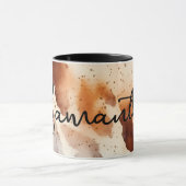 Western Koeienhuid Print Abstract Rustiek Cowgirl Mok (Midden)