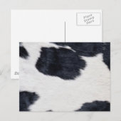 Western Koeienhuid zwart/wit afdrukken Briefkaart (Voorkant / Achterkant)