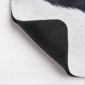 Western Koeienhuid zwart/wit afdrukken Muismat (Hoek)