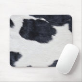 Western Koeienhuid zwart/wit afdrukken Muismat (Met muis)
