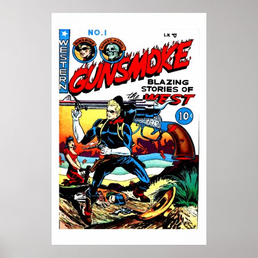  Western komiek - Gunak #1 Poster (Voorkant)