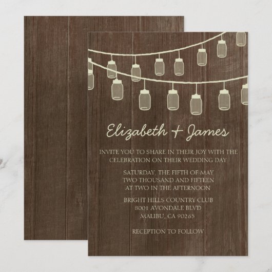 Western koord van de Uitnodigingen van het Wedden  (Voorkant / Achterkant)