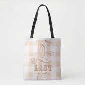 Western Laatste Rodeo Meisjesavondje Tote Bag (Voorkant)