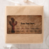 Western label voor bedrijfslabel (Insitu)