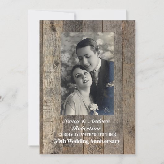 western land 50 ^ e trouwdag kaart (Voorkant)