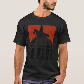  Western land als een strass cowboy h T-shirt