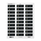 Western land Beige Gray Rustic Bull Koe Etiket (Full Sheet)