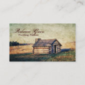  western land blokhut boerderij visitekaartje (Voorkant)