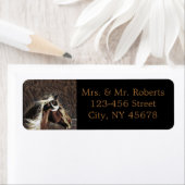 western land bruiloft met een trouwe paardencowboy etiket (Insitu)