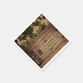 western land Camo Wedding met bijtende schuur Servet (Hoek)