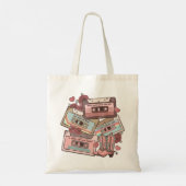 Western Land Cassettebandjes Tote Bag (Achterkant)