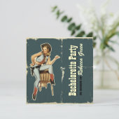 western land cowboy bachelorette kaart (Staand voorkant)