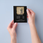 western land cowboy bij de roemeense demask flyer (Hand)