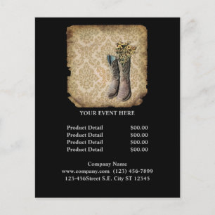 western land cowboy bij de roemeense demask flyer