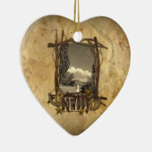 western land cowboy bruiloft foto ornament (Rechts)