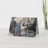 western land cowboy bruiloft met rotsachtige maffi (Voorkant)