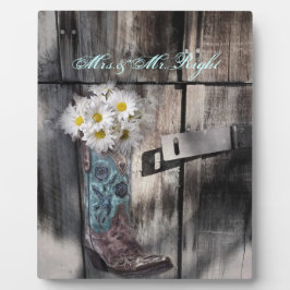 western land cowboy bruiloft met rotsachtige maffi fotoplaat