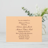 western land cowboy bruiloft Rehearsal Dinner Kaart (Staand voorkant)