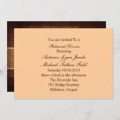 western land cowboy bruiloft Rehearsal Dinner Kaart (Voorkant / Achterkant)