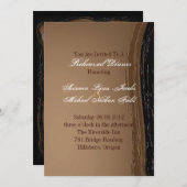 western land cowboy bruiloft Rehearsal Dinner Kaart (Voorkant / Achterkant)