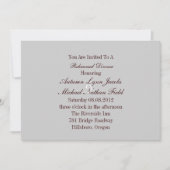 western land cowboy bruiloft Rehearsal Dinner Kaart (Voorkant)