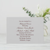 western land cowboy bruiloft Rehearsal Dinner Kaart (Staand voorkant)